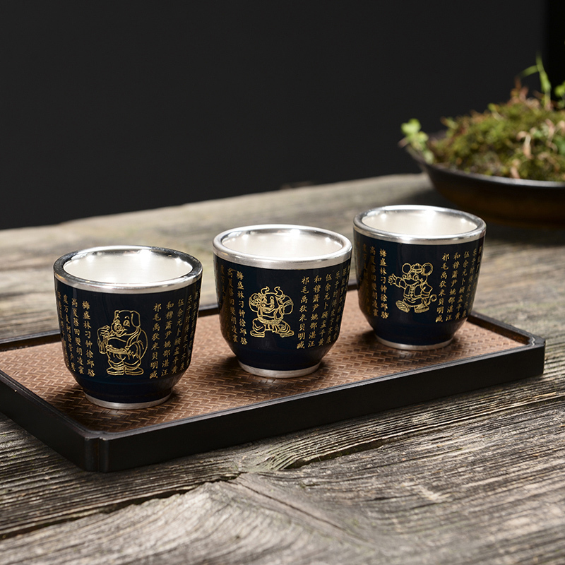 鎏银杯十二生肖主人杯单杯