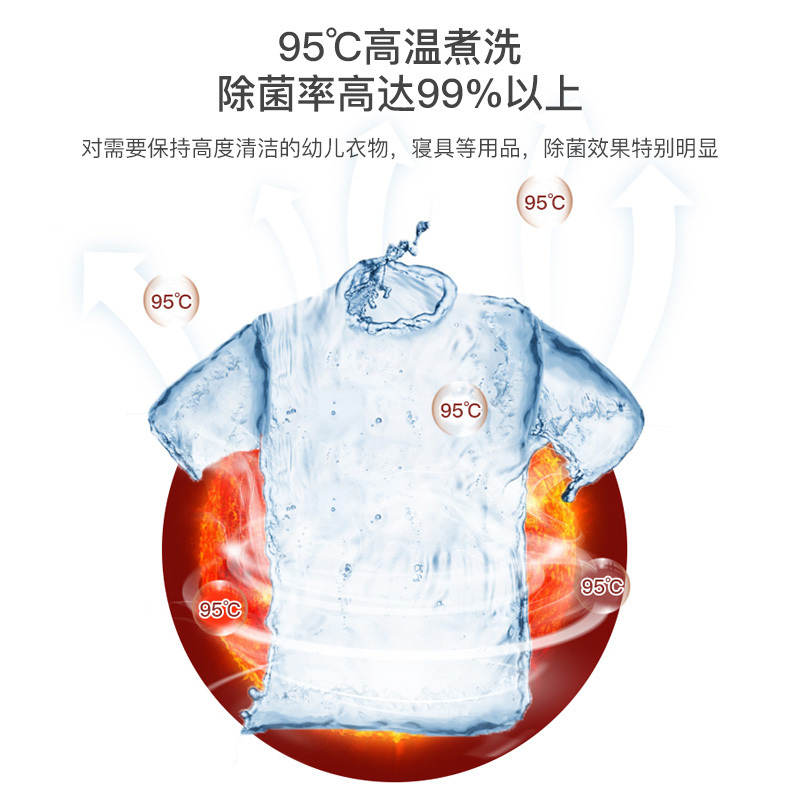 松下 XQG100-EG135 变频10公斤除螨洗烘一体洗衣机