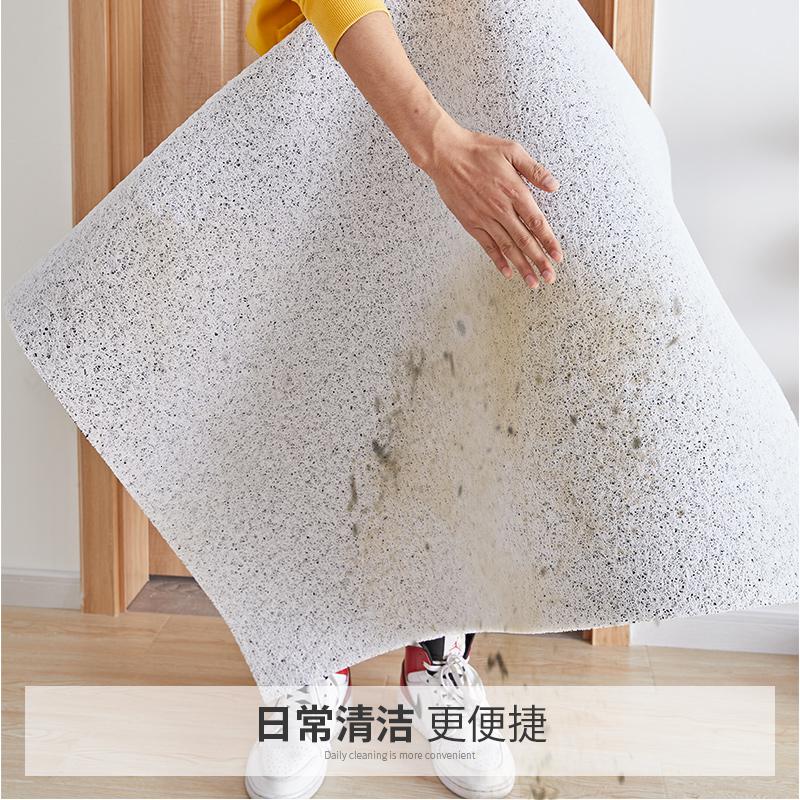 家柏饰(CORATED)北欧丝圈地垫入户口可裁剪进垫家用脚垫家用防滑蹭土地毯高清大图