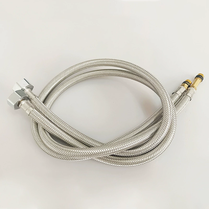 汉德斯科水龙头进水软管不锈钢编制软管高清大图