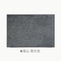 商业大口耐磨地垫垫地毯入户厅脚垫家用进橡胶防滑垫子_3 45x75cm【厚实不移位】 落尘-黑灰色