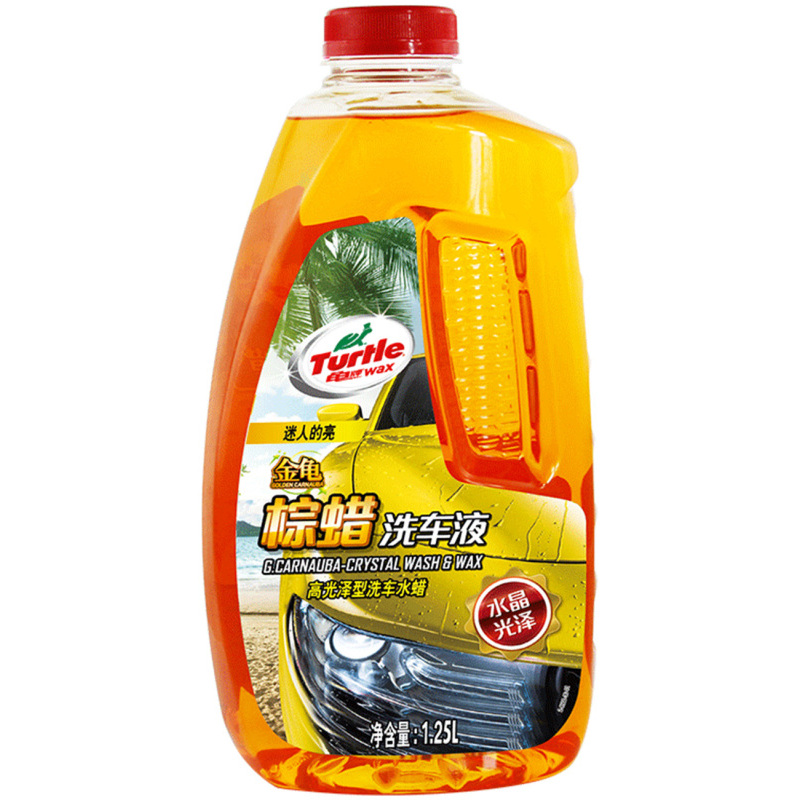 龟牌（Turtle Wax）金龟粽蜡汽车清洁美容除虫渍;除尘除树胶除鸟粪浓缩泡沫去污上光养护G-4039 1250ml