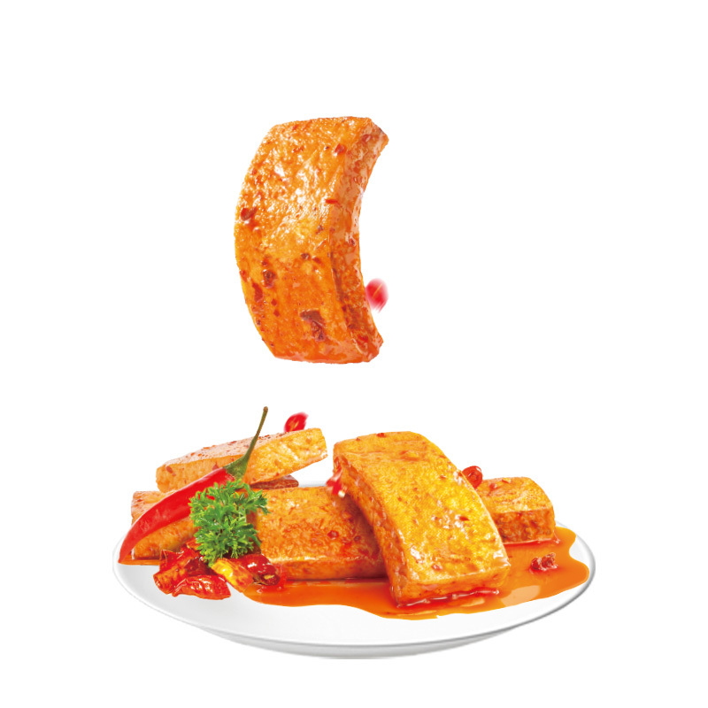 [二盒减6元]劲仔厚豆干(盐焗味)400g盒装湖南特产麻辣小吃豆腐干手撕豆皮休闲零食批发