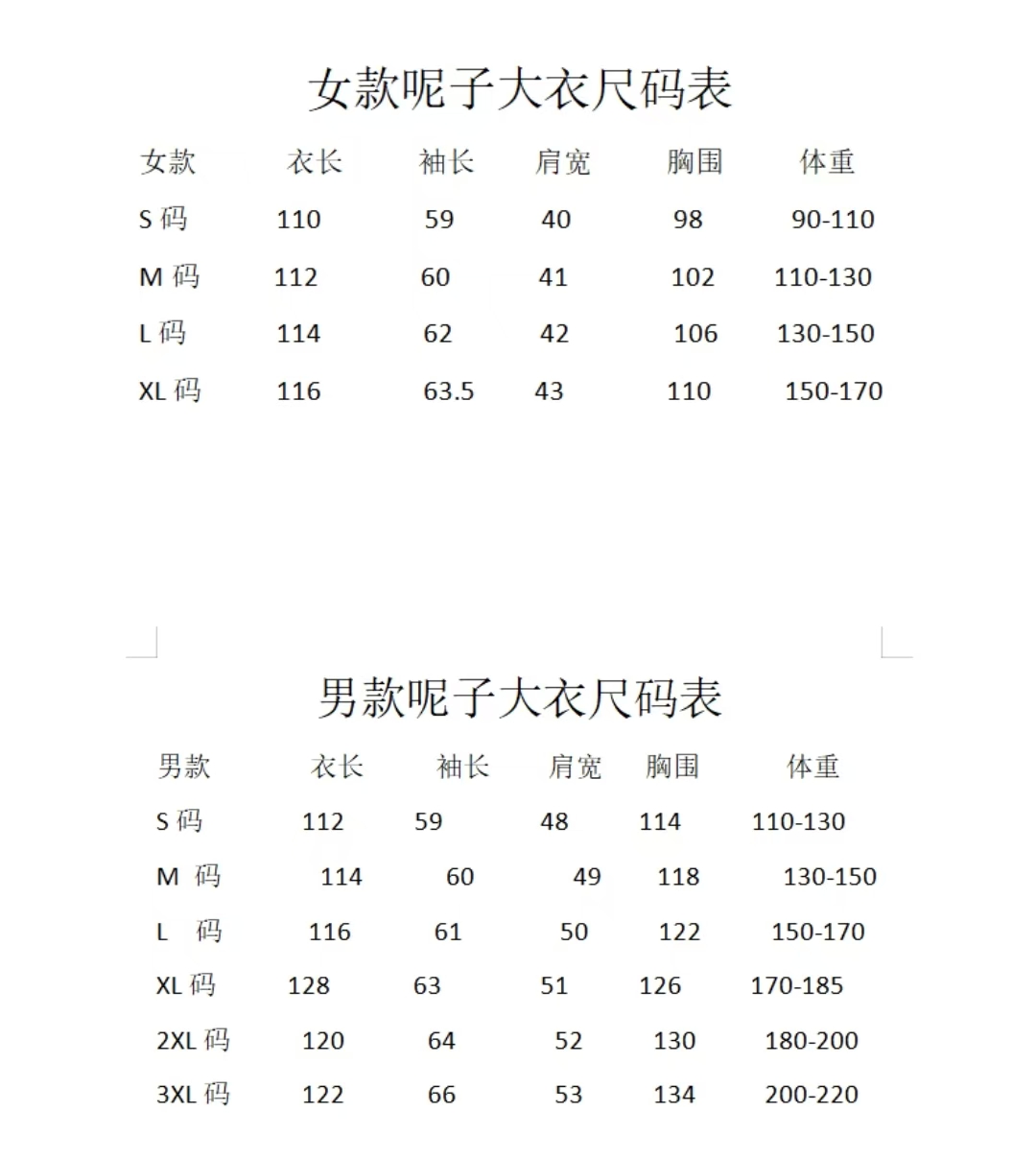 天富星商务制服呢子大衣防寒服 羊毛 件高清大图