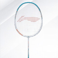 李宁羽毛球拍雷霆9色已穿线铝合金+STD高弹性碳纤维球拍