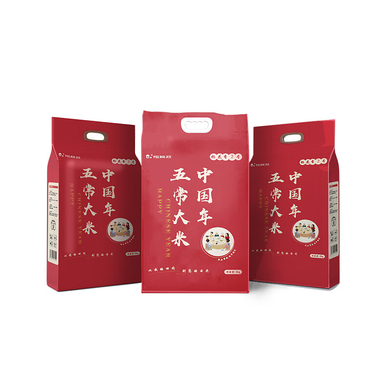 稻梁菽五常稻花香大米五常大米 中国年袋装2.5kg高清大图