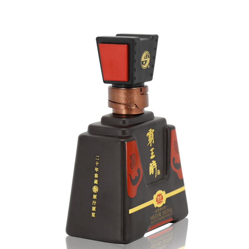 非遗酿造技艺厂家直营霸王醉君享窖藏二十70度清香型高度数白酒500ml4