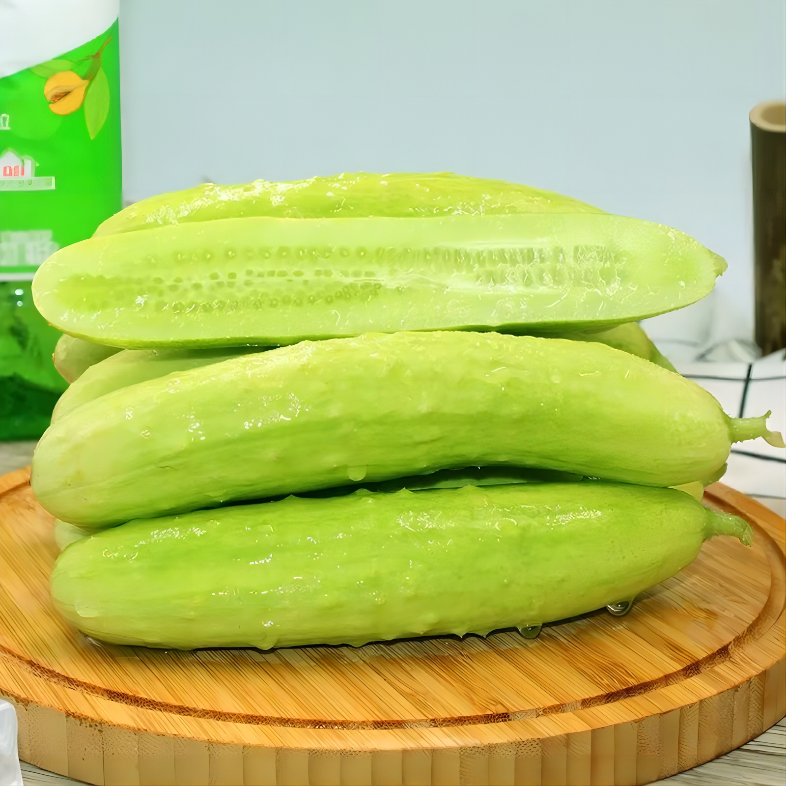 鲜贝达 海阳白玉黄瓜5斤[净重4.9-5.1斤][约15-22根]新鲜水果蔬菜