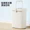 五月花茶渣桶滤茶桶茶叶茶水垃圾桶排水管茶具茶漏废水桶时尚带盖10L