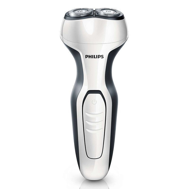 飞利浦(Philips)电动剃须刀S300/02 旋转式双刀头清洁切剃 弹性贴面不伤肤 进口浮动刀头充电刮胡刀 全身水洗