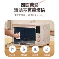 国家补贴美的电烤箱家用Q40石墨烯免预热空气炸风炉烤箱一体机40升大容量一键复脆精准控温四面搪瓷超凡粉Q40