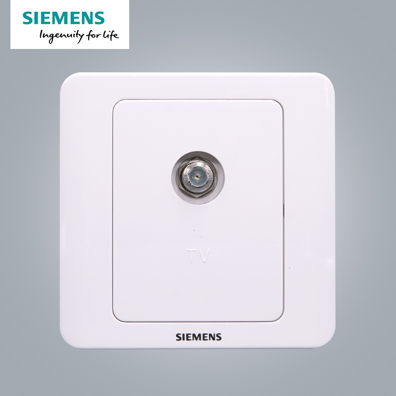 西门子(SIEMENS)开关插座 远景雅白系列宽频电视插座5TG0115-1CC1