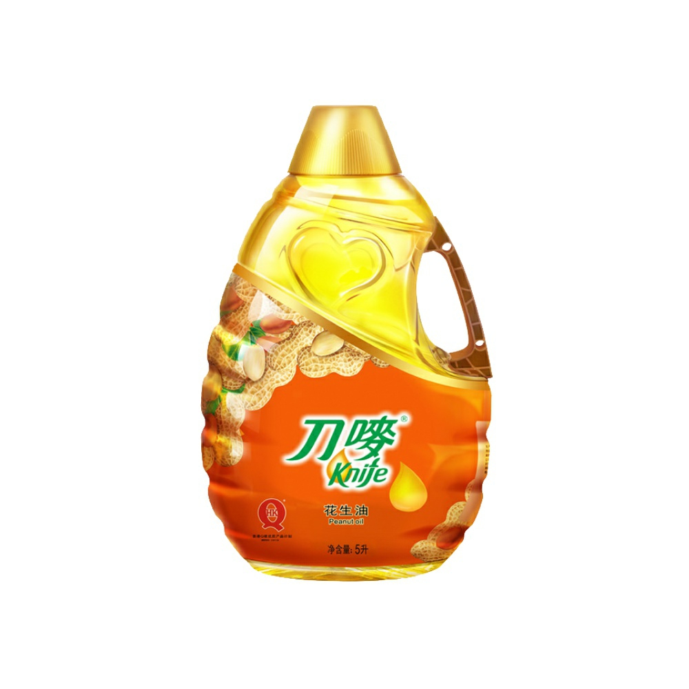 刀唛食用油压榨一级花生油5l香港品质新老包装随机发货
