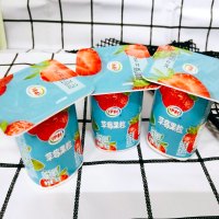 包邮伊利风味酸奶草莓果粒90g*16杯复原乳发酵纯香早餐休闲酸牛奶