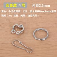 鸟用品鹦鹉脚环脚链鸟链子活扣玄风小太阳金刚和尚伯劳虎皮站架链 单独4号脚环