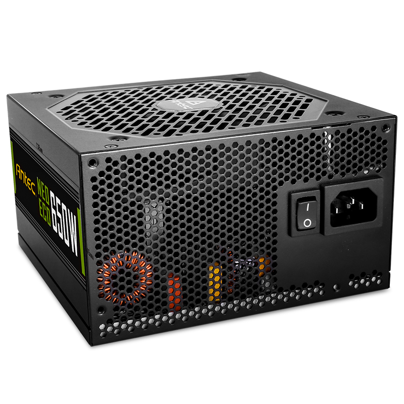 安钛克 Antec NE650金牌全模组/7年换新/全日系电容/寿命更持久/支持风扇启停/双8pin电脑主机机箱电源