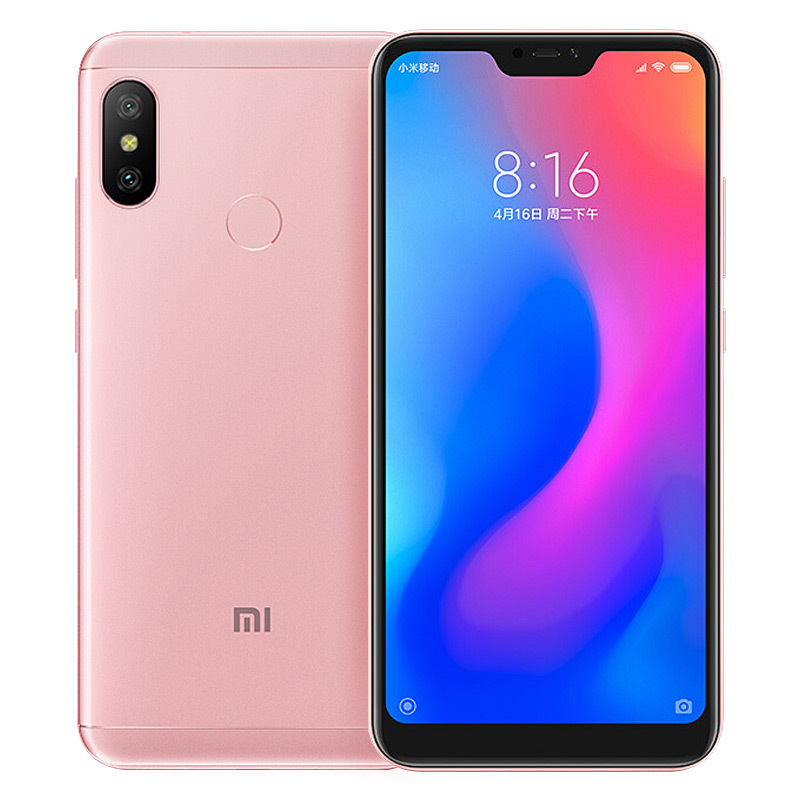 mi/小米 红米6Pro 移动联通电信全网通4G 智能手机双卡双待 樱花粉 全网通(4G+32G)