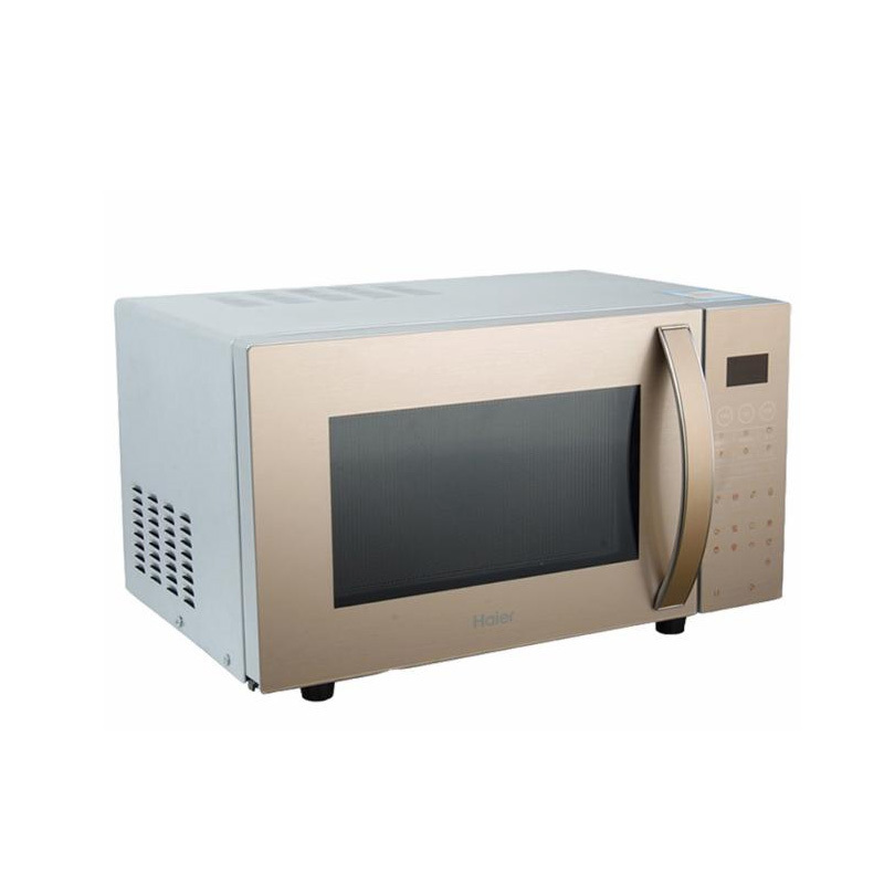 海尔(Haier)MZLA-2380EGCZ 微波炉纳米银仓胆聚能瓷晶平板800W速热 安全童锁设计 8大辅助功能微波炉