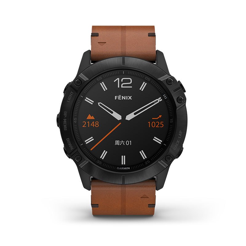 garmin佳明fenix6xpro户外智能手表运动血氧跑步骑行越野gps蓝宝石