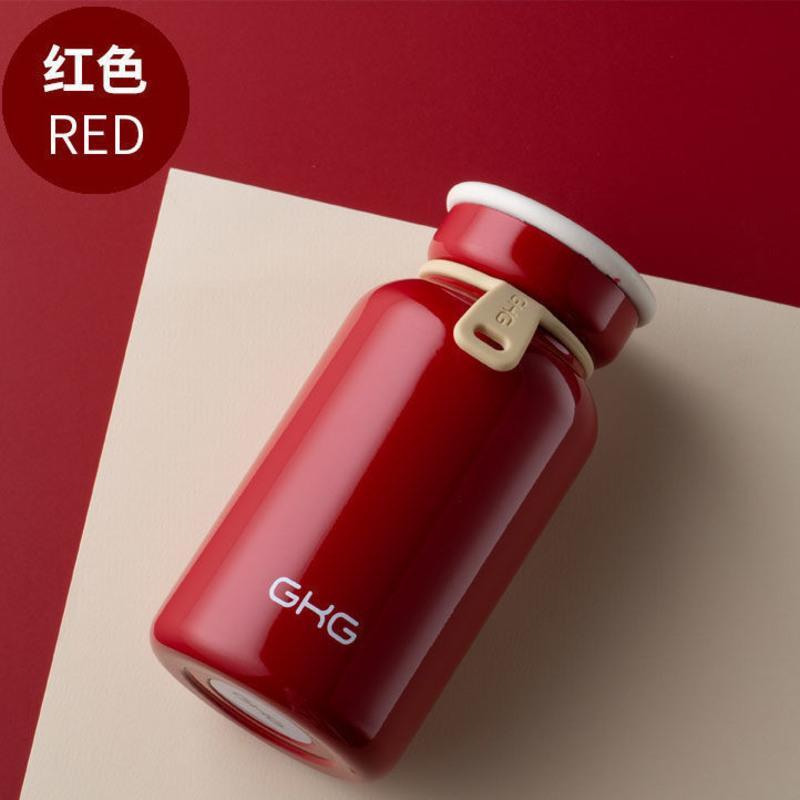粉色 316不锈钢-280ml 佳琪316保温杯女可爱保温水杯便携大肚杯学生迷你随手杯简约水杯