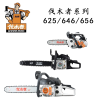 656646625大功率油锯20寸链条汽油锯毛竹锯 20寸伐木者656 680