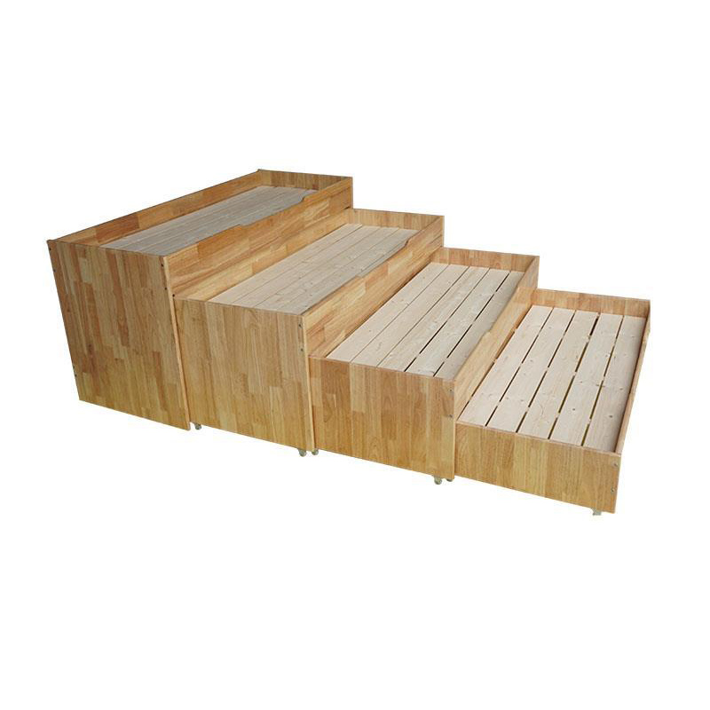 卡里鳄幼儿园抽拉组合床屉式推拉床一层单层床铺kle—scza0第一层午休