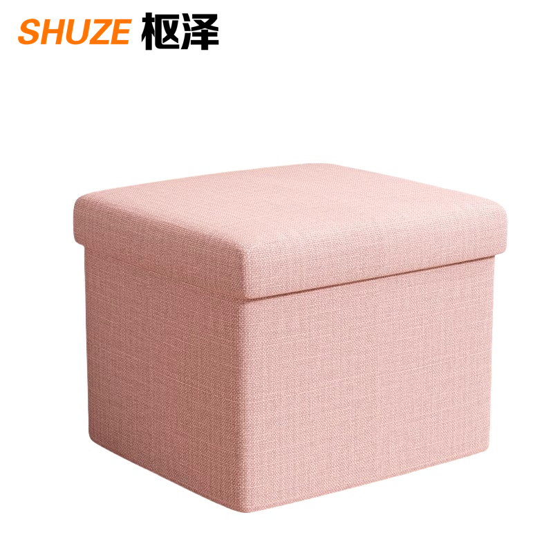 枢泽 收纳凳 收纳箱 38*38*38cm 个高清大图