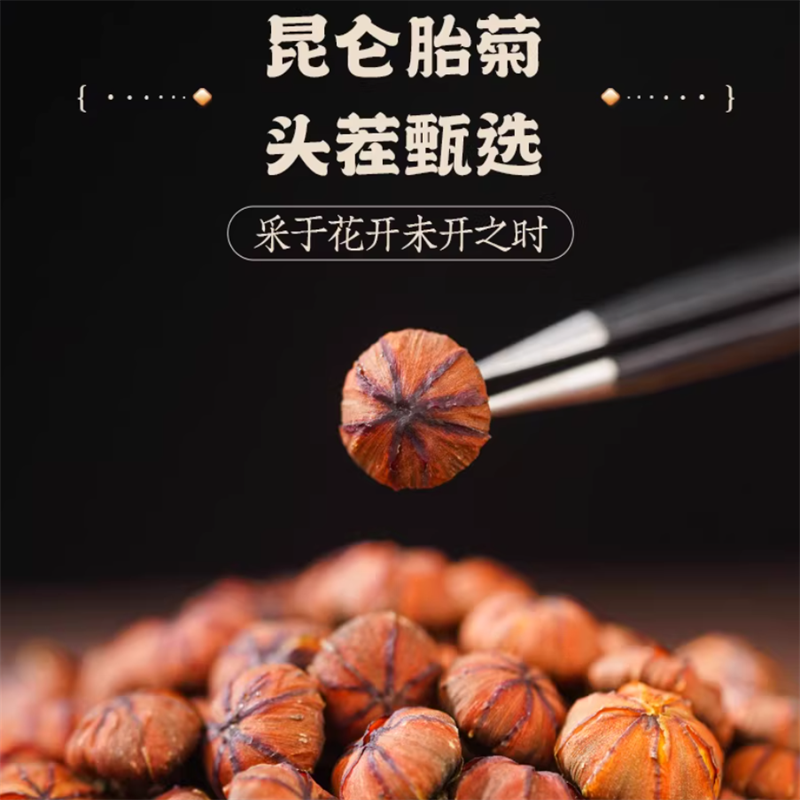 昆仑雪菊胎菊王新疆特产级天山冰山雪菊血野菊花茶泡水官方旗舰店高清大图