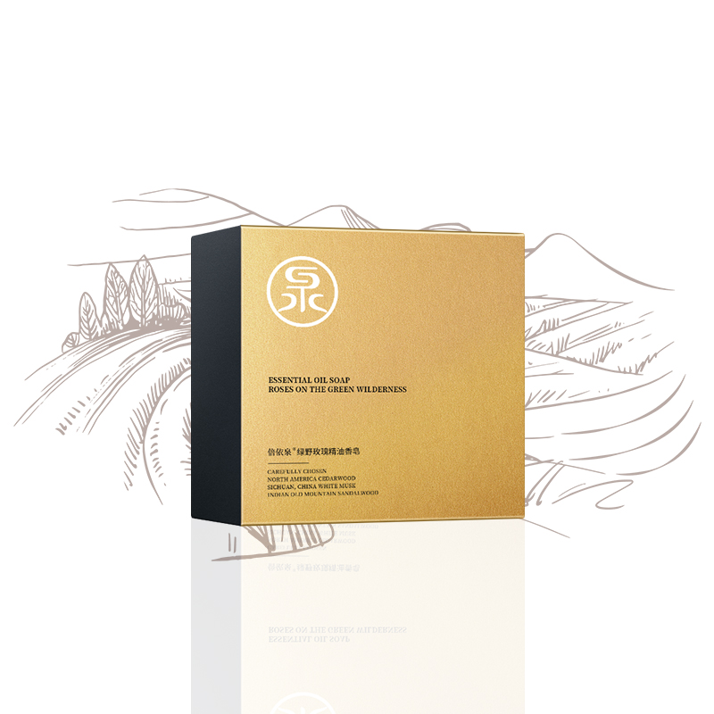 倍依泉 绿野玫瑰精油香皂 100g