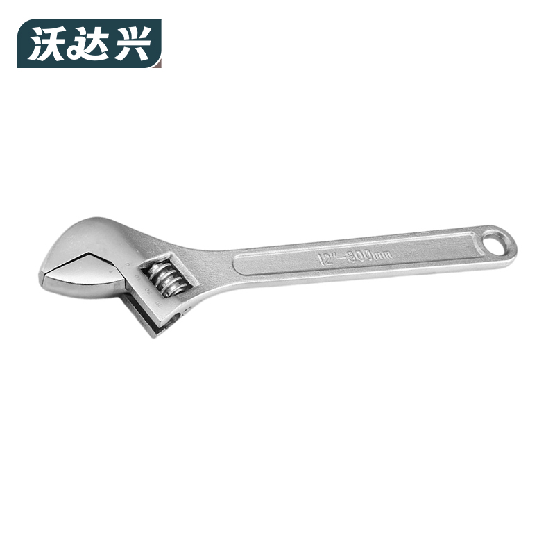 沃达兴 活口扳手 珍珠镍12寸 把高清大图