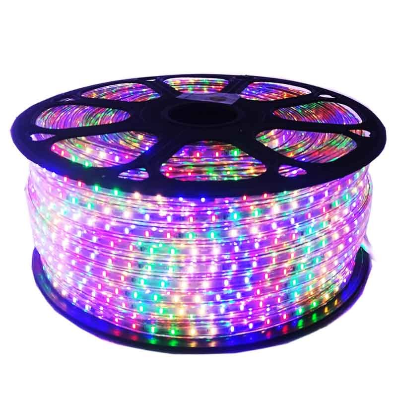 led户外防水灯带六彩闪烁跑马灯带灯地摊烧烤流动led灯线彩色光带