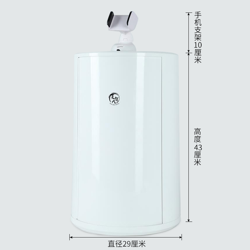 厨房置物架家用神器多功能调料盒省空间旋转式收纳架子落地式多层收纳层架 三维工匠 白色