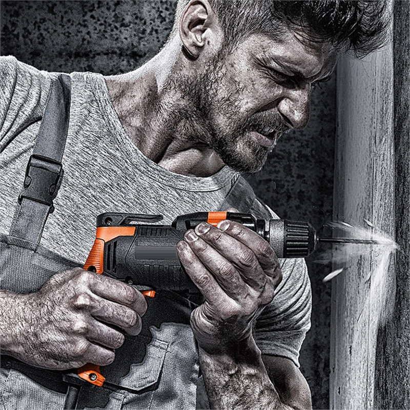 手电钻220v家用冲击钻有线插电手枪钻多功能电转电动工具小型电钻