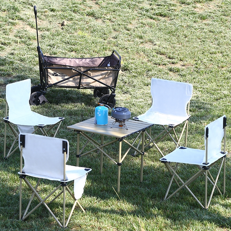 闪电客户外可折叠桌野外便携式小桌子摆摊蛋卷桌长方形野餐露营桌椅