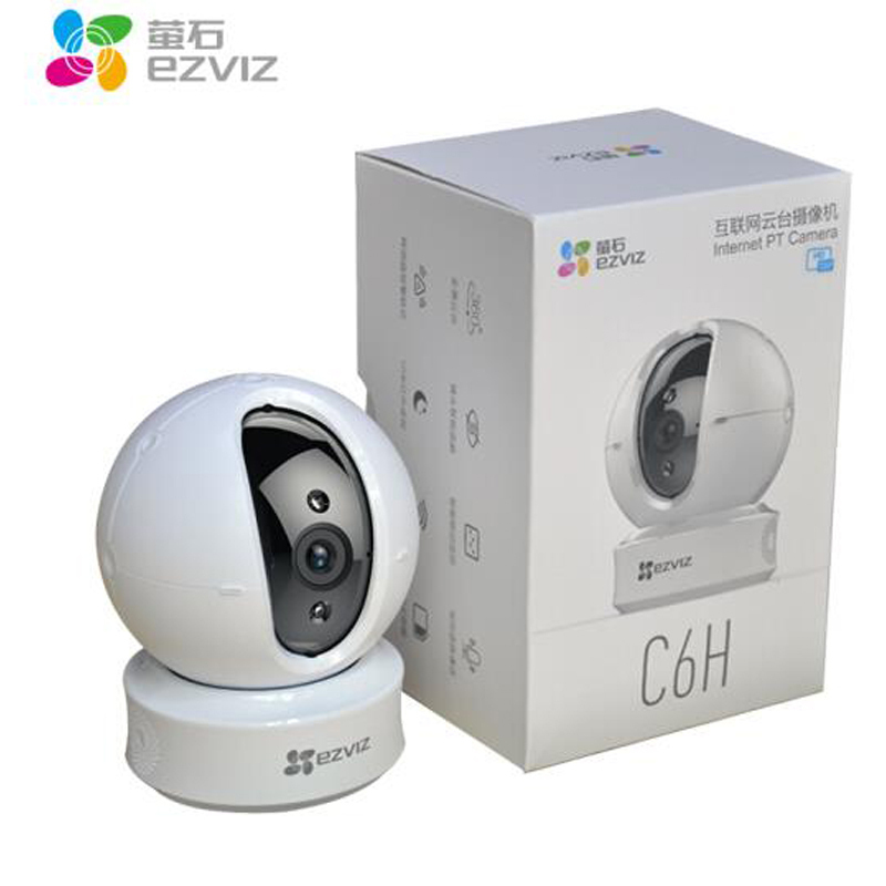 萤石C6C监控摄像头 高清夜视 语音对讲 云台全景无线wifi网络监控摄像机720P版不含内存卡