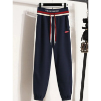 运动裤子女秋季新款字母腰休闲束脚卫裤网红潮流哈伦运动裤