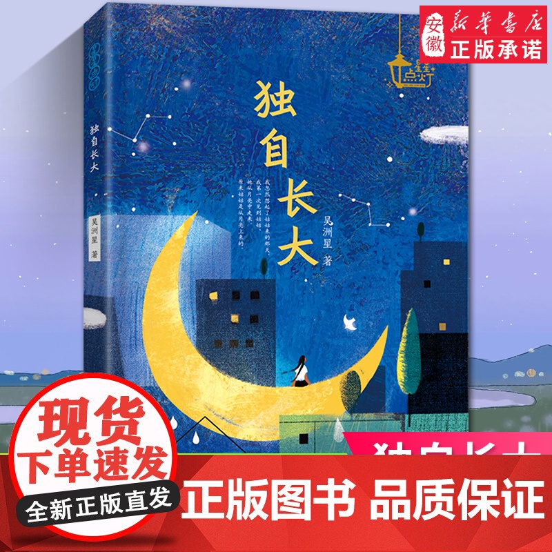 【暑假读一本好书】独自长大 万花筒星星点灯迎风生长超越自我的心灵之旅6-9-12岁中小学生课本课外书 青少年儿童成长小说
