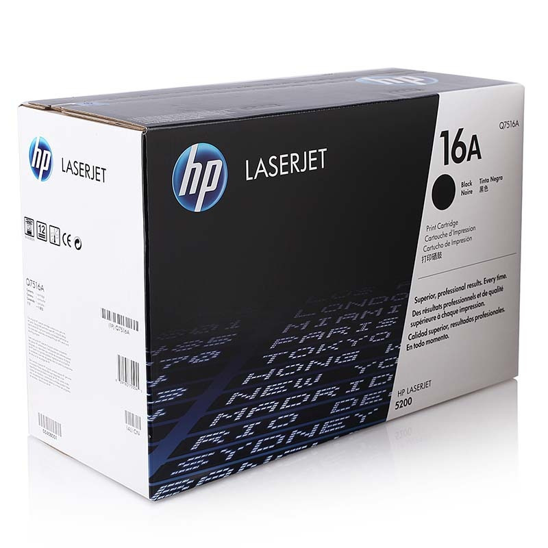 惠普(HP)16A(Q7516A) 原装硒鼓 适用HP5200 5200LX 5200N 黑色( 单位:件)