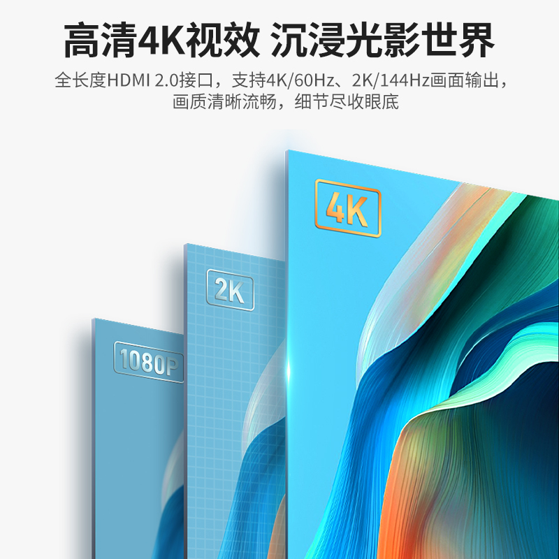 迈拓维矩H9系列 光纤HDMI线2.0版4K60Hz家装发烧工程级高清线HDR视频线装修连接线电脑电视机投影仪连接加长线高清大图