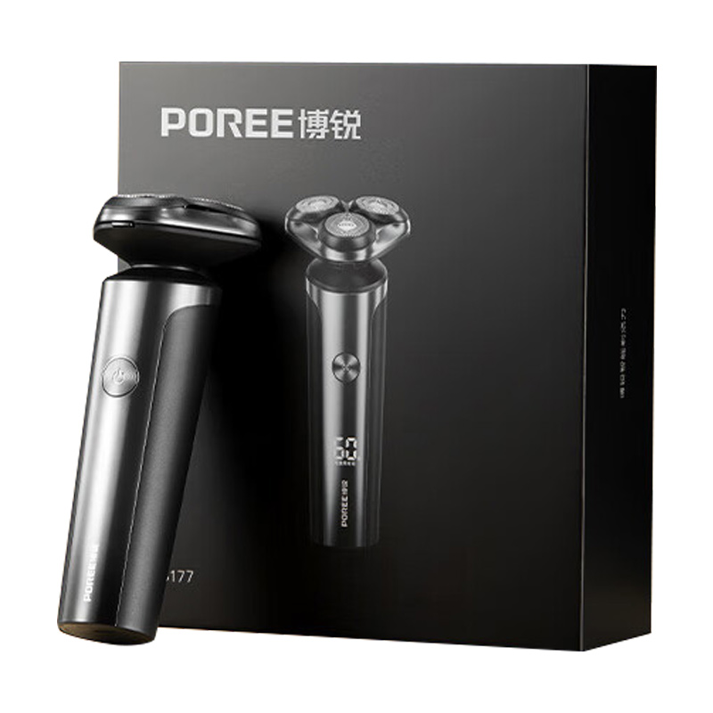 博锐 电动剃须刀 男士刮胡须刀 剃胡子刀 PS177高清大图