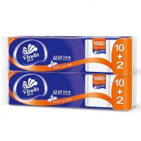 维达（Vinda）卷纸 维达家用3层140g无芯卷筒纸卫生纸12卷