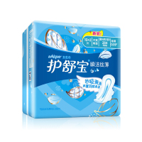 护舒宝(Whisper)瞬洁丝薄量多日用/夜用(10+2)卫生巾284mm(新老包装随机发货)