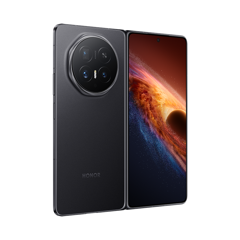 荣耀Magic V6 12+512 PNM-AN10 绒黑色 双卡 全网通版 手机 全新荣耀黑钻屏 新一代金刚巨犀玻璃 折叠屏手机高清大图