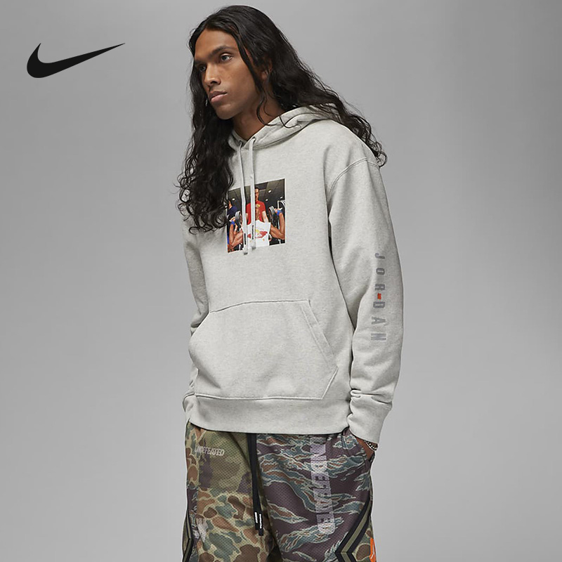 耐克(nike) jordan x undefeated联名男子针织运动套头衫卫衣