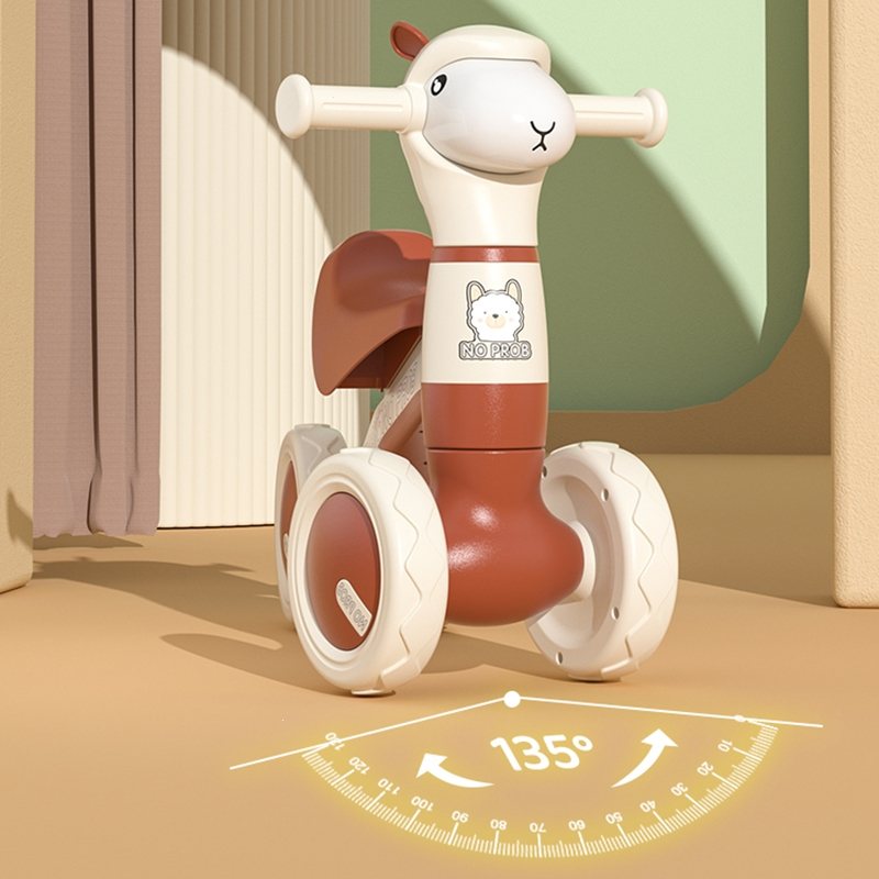 智扣儿童平衡车无脚踏1一3岁宝宝滑行车小孩滑步车婴儿学步溜溜车四轮
