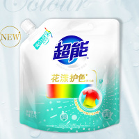 超能花漾护色洗衣液2.5kg袋装天然椰子油生产添加天然酵素生物护色防串色易漂清无残留