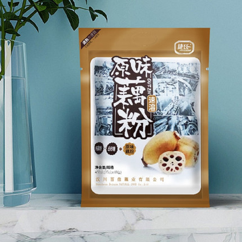 捷氏红枣藕粉含糖原味藕粉速溶免煮即食营养早餐450g小包装速溶即冲纯