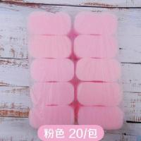 剪头发用的海绵擦理发发廊扫碎发清理 海绵块 方块 多功能 粉20个装