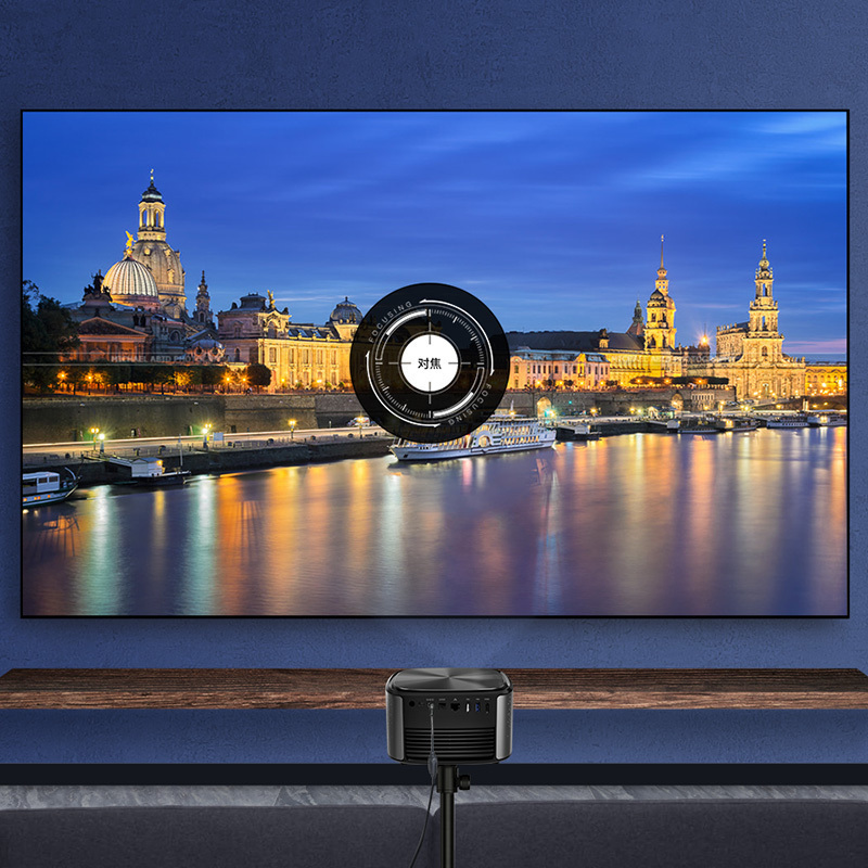 坚果jmgoj7家用投影仪1080p全高清hdr3200流明300英寸安卓智能电视可