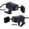 摩托车*2.1A手机充电器 摩托车手机充电器通用防水电动车12V4860V三轮车电瓶车手机充电器